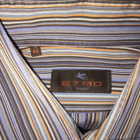 Etro mens striped dress shirt - Picture 6 of 6